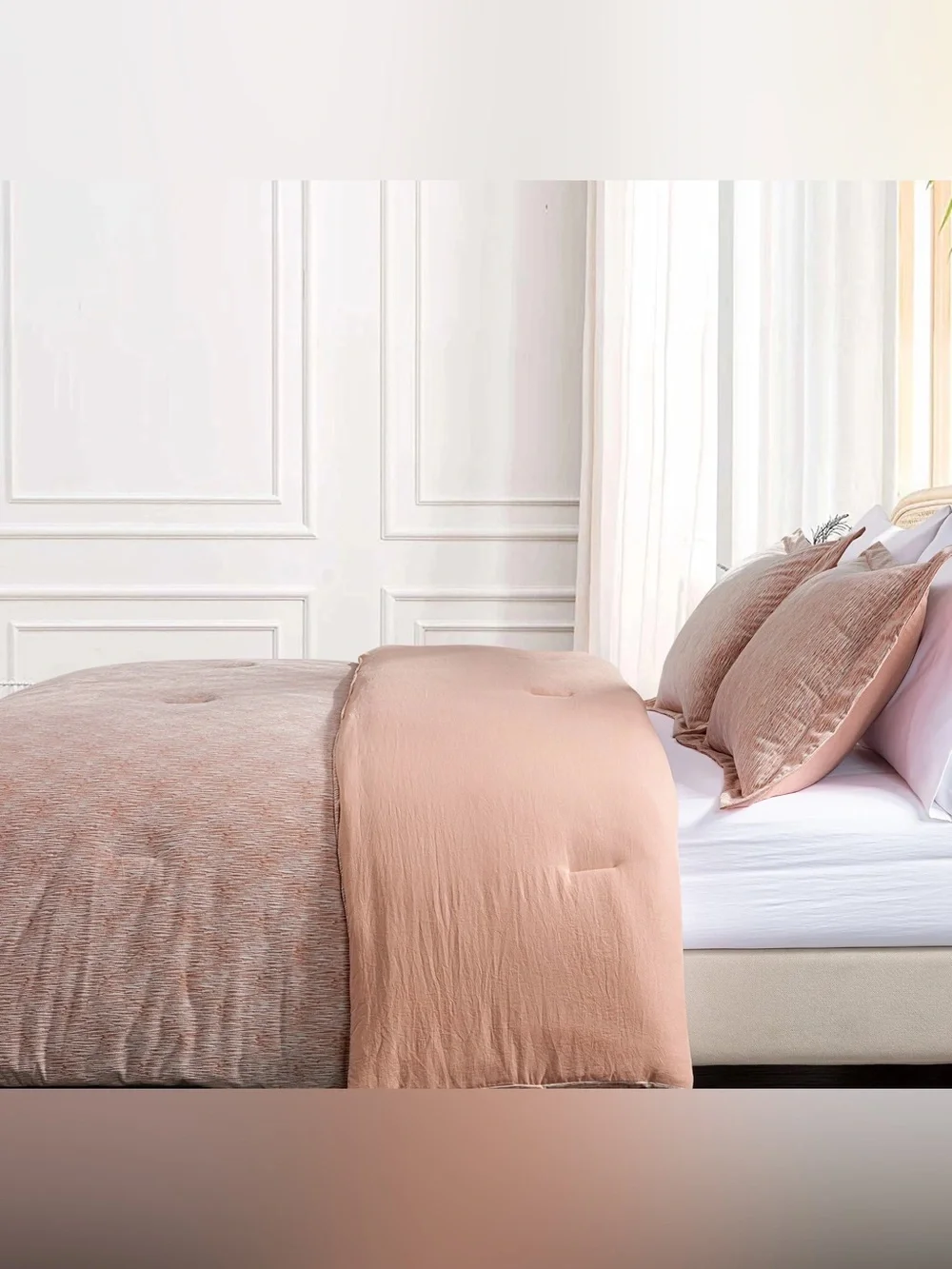 3 piece embossed velvet king size comforter set